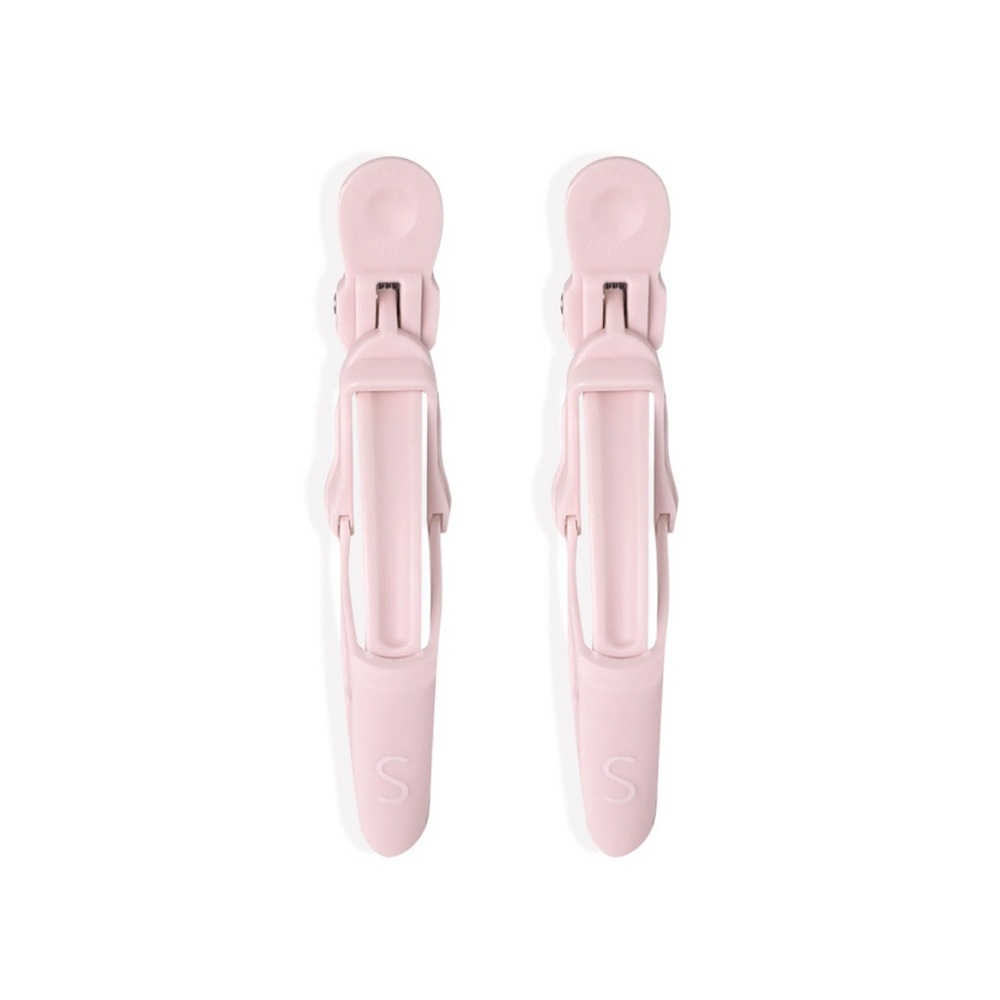 3/$5 Beachwaver- Pink Darby Clips set (2) Retail $6